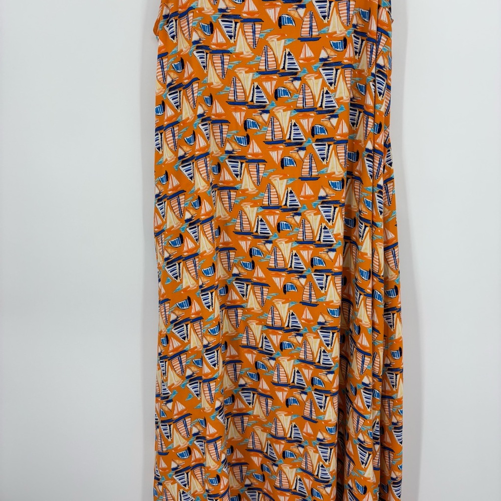 Antibes Blanc Sailboat Maxi Dress - Picture 3 of 13
